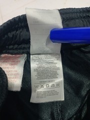 Adidas Original Junior Track Pants Black 9-10Y UK US S 140cm Zip Ankle Unisex