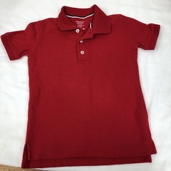 Boys French Toast XS 4/5 Uniform Casual Red Polo Shirt Collar Button School