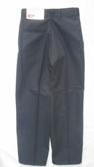 Boys Navy Perma Press Adjustable Waist Uniform Pants Made In The USA Size 10