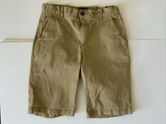 Childrens Place Khaki Uniform Shorts Boys 14 Adjustable Waist