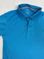 George Boys School Uniform Short Sleeve Performance Polo Shirt – Large (10-12)