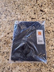 A+ Kids Jersey Knit Long Sleeve Shirt School Uniform Navy Blue size Youth L