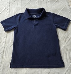 Navy Boys Polo Uniform Shirt