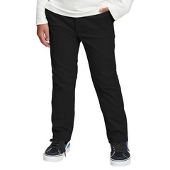 Boys’ Flat Front Stretch Uniform Skinny Fit Pants – Cat & Jack Black 8