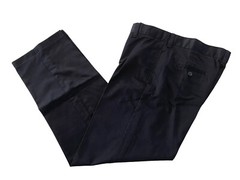 Lands End Boys 18S (14-15) YRS Ins 29″ Black Chino Pants Iron Knee NEW #3486