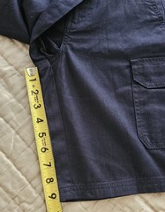 School Uniform Shorts Boys Sz L 14/16 Navy Blue Cargo 9″ Inseam Sovereign State