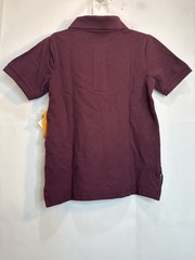 GYMBOREE Play Proof Boys Burgundy Stain-Resistant Polo Uniform Shirt