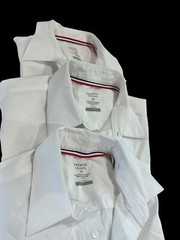 FRENCH TOAST BOYS SCHOOL UNIFORM DRESS SHIRT SHORT SLEEVE POCKET WHITE 3 LOT 16