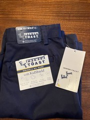 French Toast• navy blue school Shorts • Size: 12 Waist 26.5 • Brand New