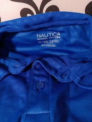 Nautica Boys School Uniform Polo Shirt Royal Blue Size XL (18/20) Never worn