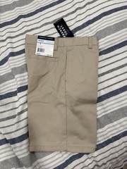 Boys French Toast School Khaki Uniform Shorts Size 7 NWT