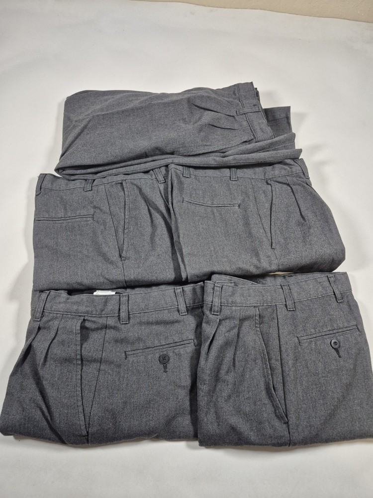 Tom Sawyer Uniform Pants Boys Gray Size 16 Lot Of 5