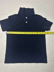 Cat & Jack Boys School Uniform Cotton Blend Navy Blue Polo Shirt Size S (6/7)