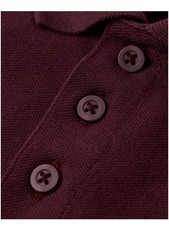 GYMBOREE Play Proof Boys Burgundy Stain-Resistant Polo Uniform Shirt