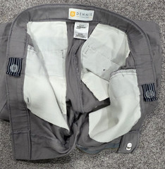 Lot of 2 – Dennis Boys School Uniform Shorts Khaki & Gray – Size 10Husky