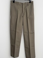 Dickies SchoolWear Boys 18H Classic Khaki Pant 30X28 Flat Front Straight Leg NWT