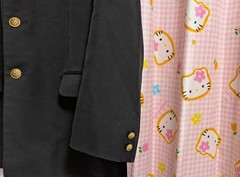 ^_^Japanese SchoolBoy Uniform . Excellent . Black. L~ XL. School Badge. 2