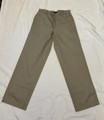 3 Pair Izod 30×32 Khaki/chino Flat Front Pants. School Uniform. One Spot See Pic