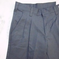A+ School Apparel Shorts Boy 25 Husky Navy Blue Pleated Adjustable Waist Uniform