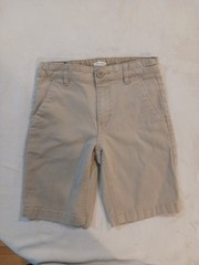 Old Navy Boys Back To School Adjustable Waist Khaki Uniform Shorts Size 8