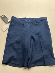 NWT Adidas School Uniform Shorts Navy Blue Bermuda Fair Trade Kids Boys Sz Small
