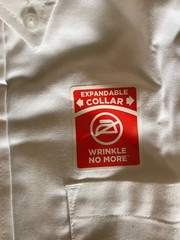 French Toast – Boys Long Sleeved White Button Up Shirt. Size 16.