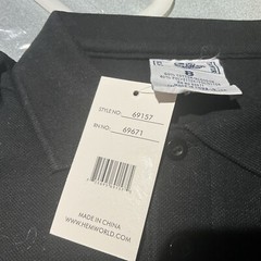 UNIFORM BOYS SHORT SLEEVE POLO SHIRT SIZE 8 BLACK TANVIR BACK TO SCHOOL FREE SH
