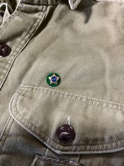 True Vintage Boy Scouts Denver Colorado Rare Patch Outdoor USA Uniform Shirt