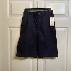 CLOSE OUT! NWT FRENCH TOAST School Uniform Boys Shorts Sz 12 Waist 26″ Blue