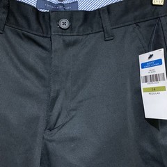 Tommy Hilfiger Boys’ Flat Front School Uniform Black Size 14 Regular NWT Preppy