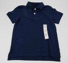 Boys Blue Polo Shirts School Uniforms Navy Green Size XS S M L XL XXL Cotton