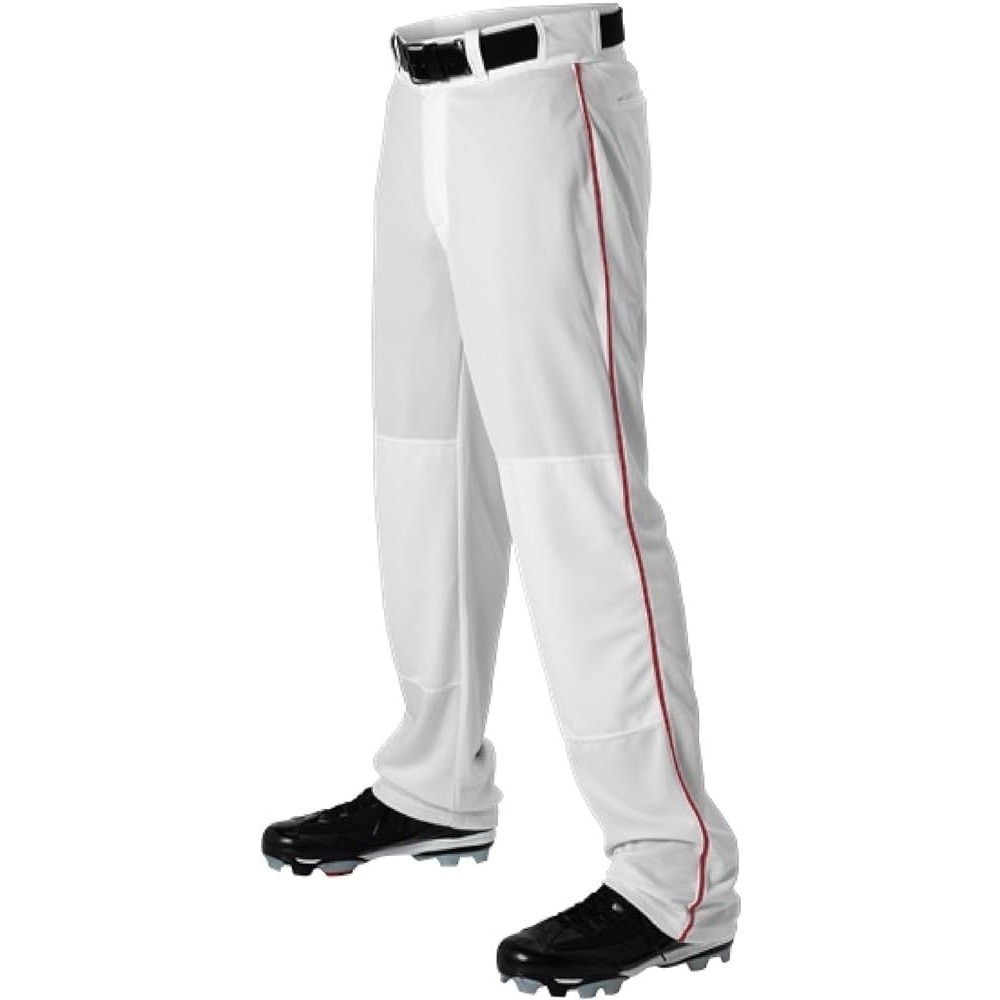 NWOT Alleson Athletic boys pants white/scarlet Size XS