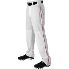 NWOT Alleson Athletic boys pants white/scarlet Size XS