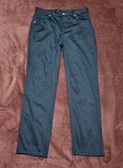 IZOD Boys Uniform Navy Dress Chino Pants Flat Front Size 16 Husky