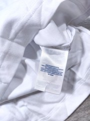 Lands End Shirt Kids Medium 10-12 Interlock School Uniform White Polo Boys Girls