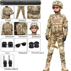 Children’s Camouflage Suit Special Forces Summer Camp Military Training Uniform