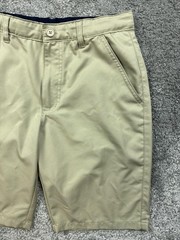 French Toast Shorts Kids XL 18 Khaki Flat Front Uniform School Classic Pockets