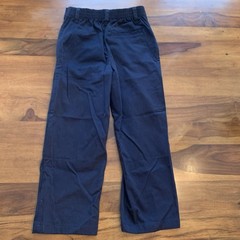 French Toast Boys 3 Pair School Uniform Elastic Back Pants size 6 Tan & Navy