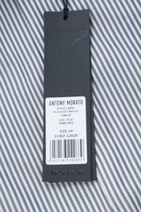 ANTONY MORATO Boys Blazer 14 YEARS Blue Cotton Stretch Notch Lapel RRP129