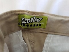 OLD NAVY BOYS KHAKI STRAIGHT-DROIT PANTS SIZE #12R – A9/12