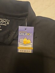 Authentic Galaxy School Uniforms, Black Polo, Size 14