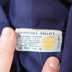 Vintage Boy Scouts of America Shirt Youth 10 Long Sleeve Uniform USA 90s