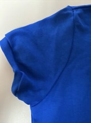 Wonder Nation Boys School Uniform S/S Pique Polo Shirts; Blue, M (7-8) LOT OF 2