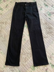 Chaps Boys Approved Schoolwear Black Pants Boys Size 16 Regular
