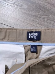 Lands End Pants Kids Size 20 School Uniform Bottoms Adjustable 29″ Inseam Boys