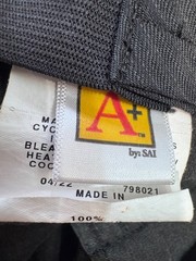 School Apparel A+, Boy’s Prep Size Flat Front Pants, NWT, BLACK, Style# 7916M