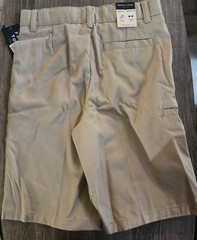 NWT French Toast Boys Pull On Uniform Khaki Shorts Size 10 Adjustable Waist