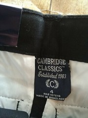 Boys Shorts Size 4 NEW Black Uniform Adjustable Waist Cambridge Classics