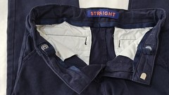 French Toast Double Knee Khaki Pants Boys Size 10 Navy Blue Straight 2-Pack