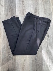 School Apparel A+, Boy’s Prep Size Flat Front Pants, NWT, BLACK, Style# 7916M